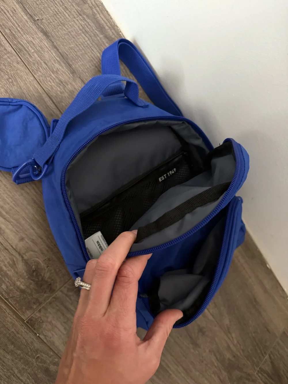 adidas Mini Backpack – Small Bag for Travel, Gym, Festival & More - Picture 9 of 10